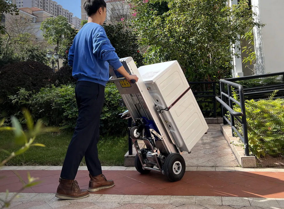 DIABLE GERBEUR MOTORISÉ A TRACTION ÉLECTRIQUE