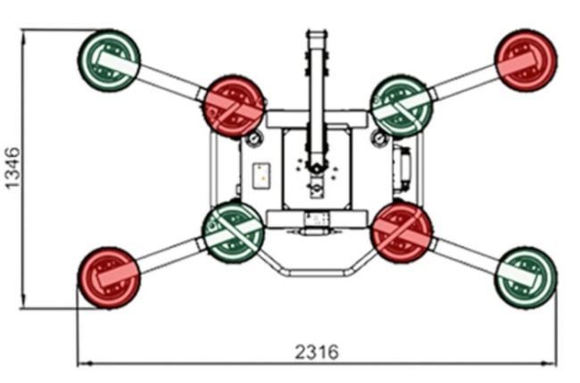 PALONNIER A VENTOUSE UPLIFTER UPG600 