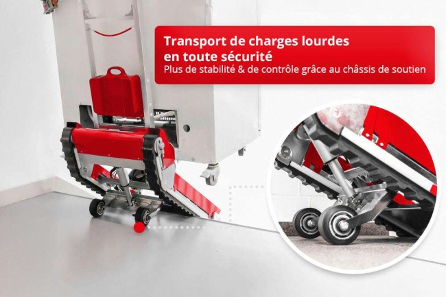 DIABLE MONTE-ESCALIERS A CHENILLES CT420S