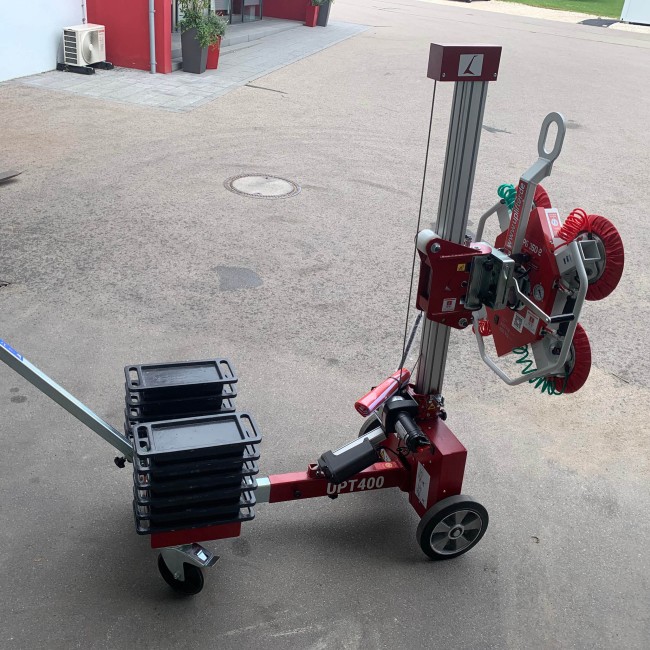 CHARIOT UPLIFTER DE POSE DE VITRAGE UPT 350  CHARIOT UPLIFTER DE POSE DE VITRAGE UPT 350