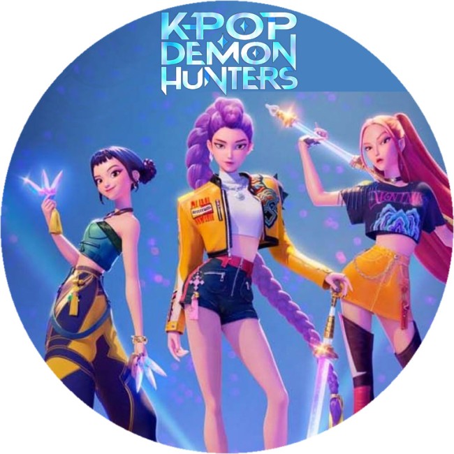 K pop demon hunters avec logo