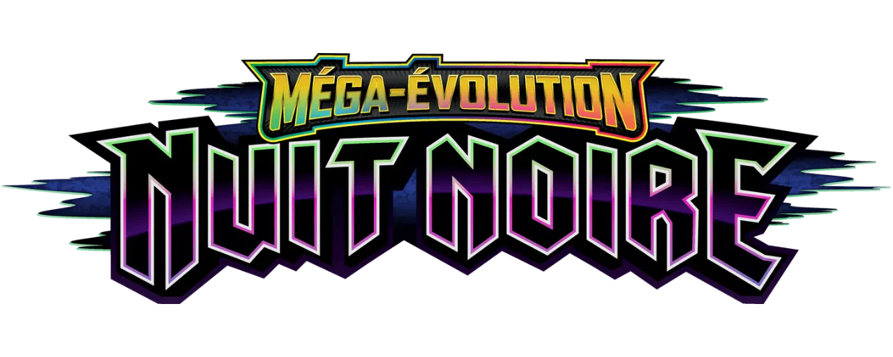 Logo Pokémon ME05 Nuit Noire – Extension Méga-Évolution FR