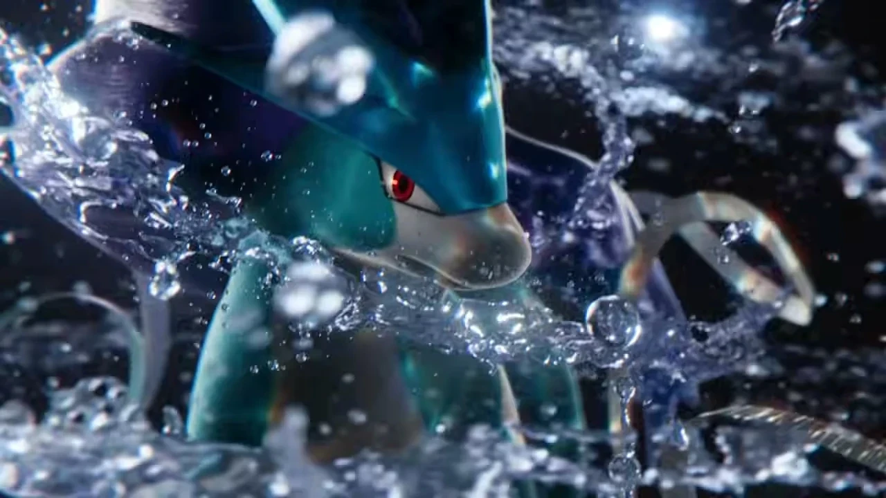 Suicune dans l’eau dans le teaser Pokémon ex★