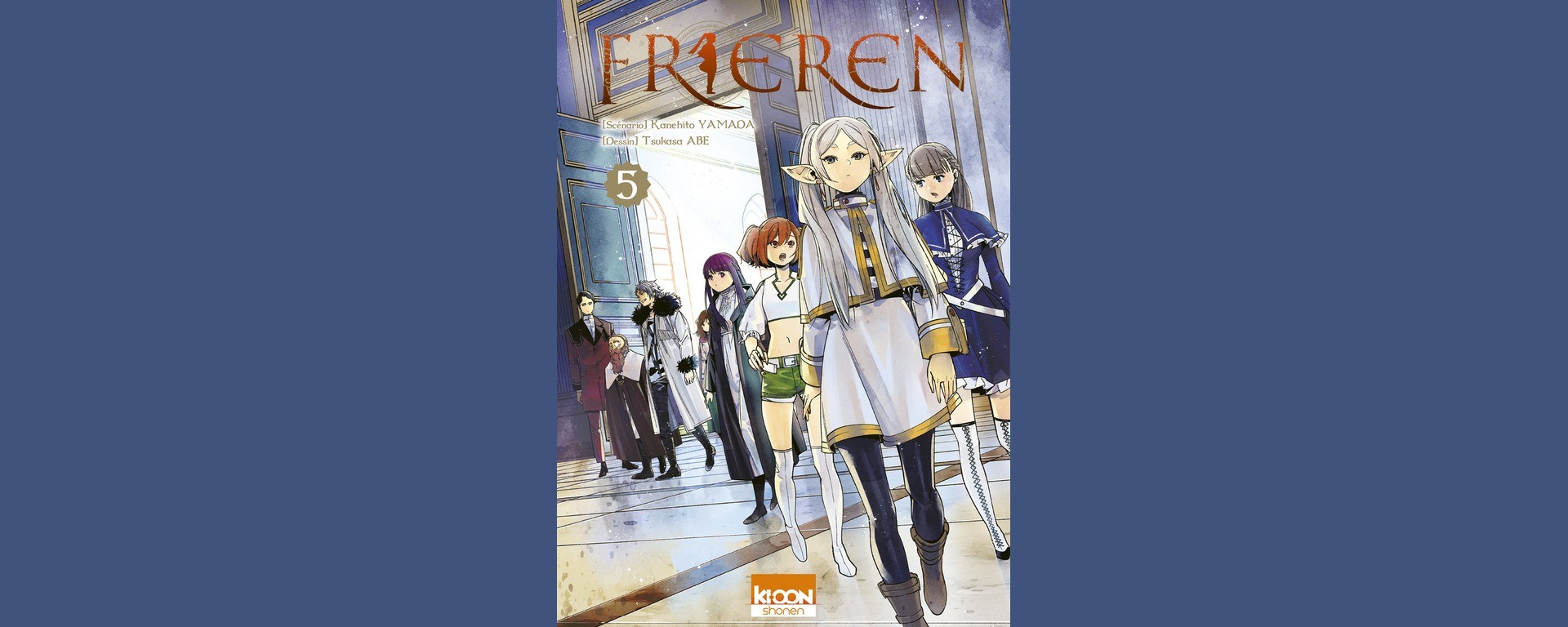 Couverture française du tome 5 de Frieren, édition Ki-oon