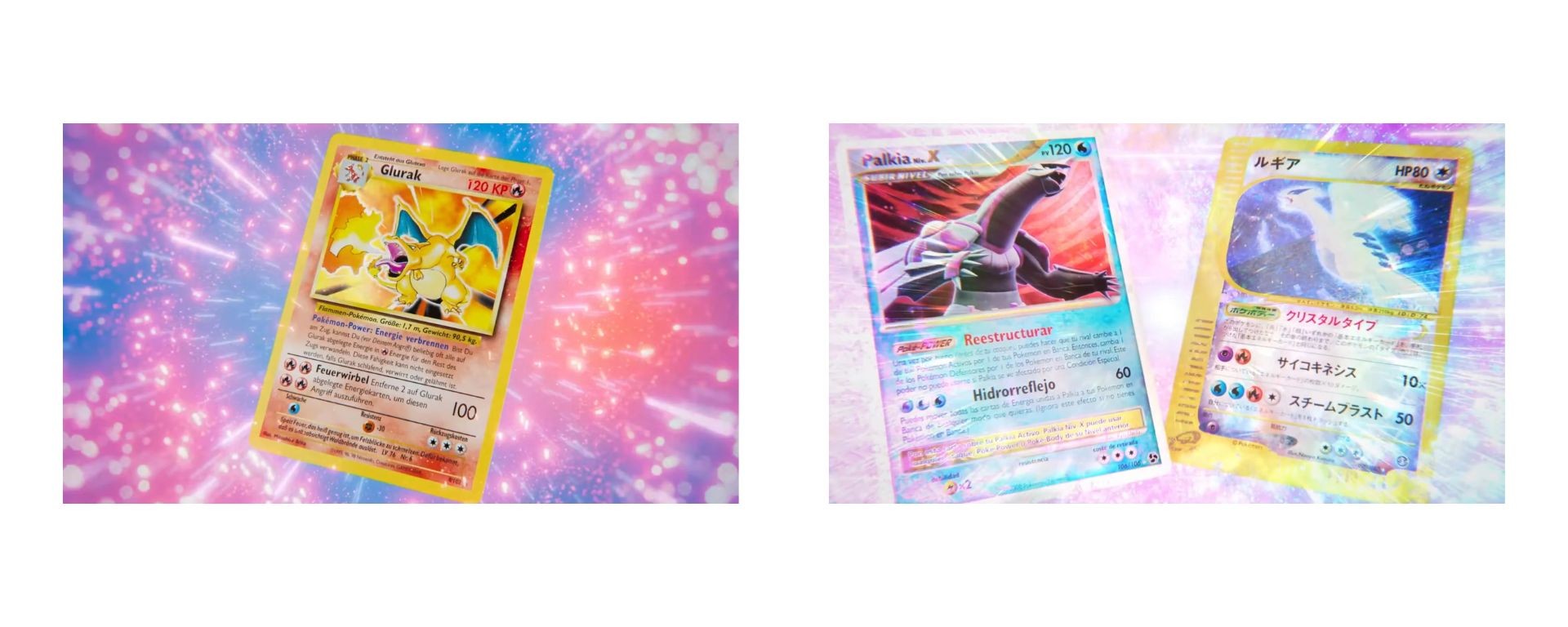 Dracaufeu Set de Base et Lugia Cristal Aquapolis dans le teaser Pokémon TCG 30e anniversaire 2026