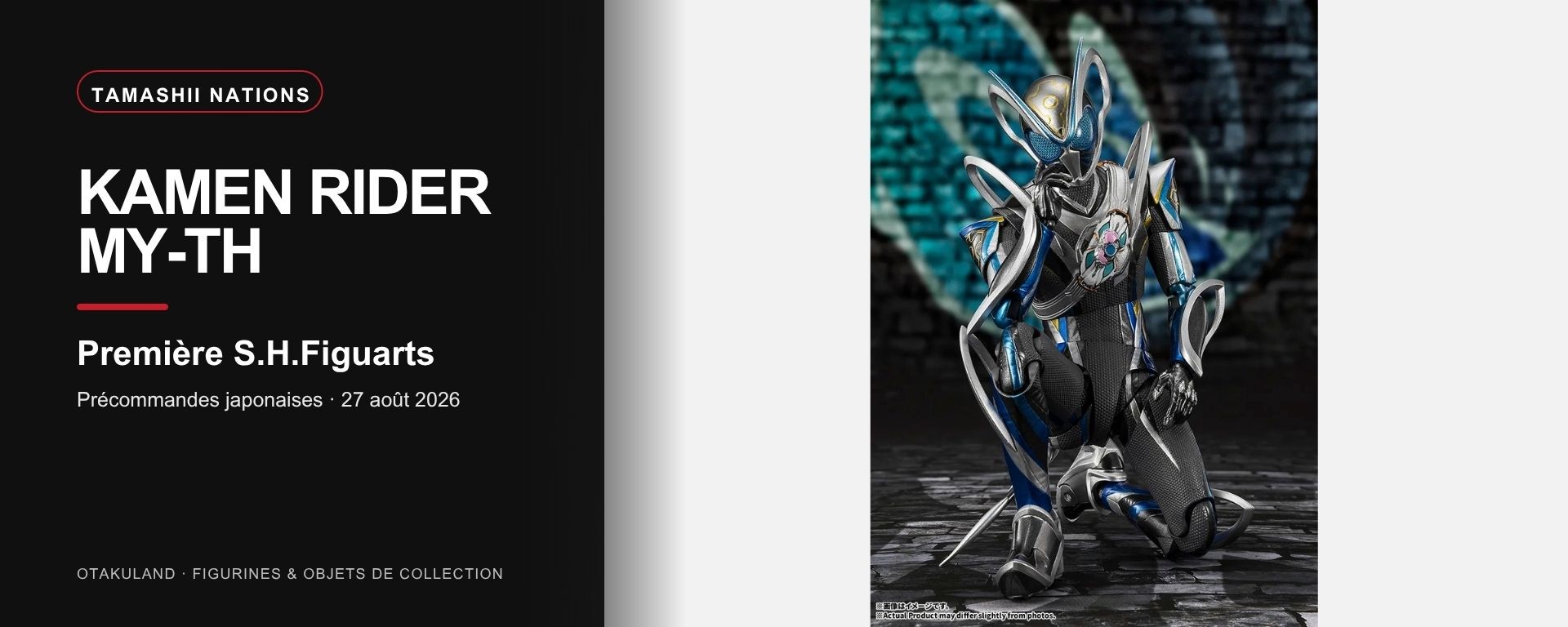 S.H.Figuarts Kamen Rider MY-TH — première figurine de la série, précommandes japonaises du 27 août 2026