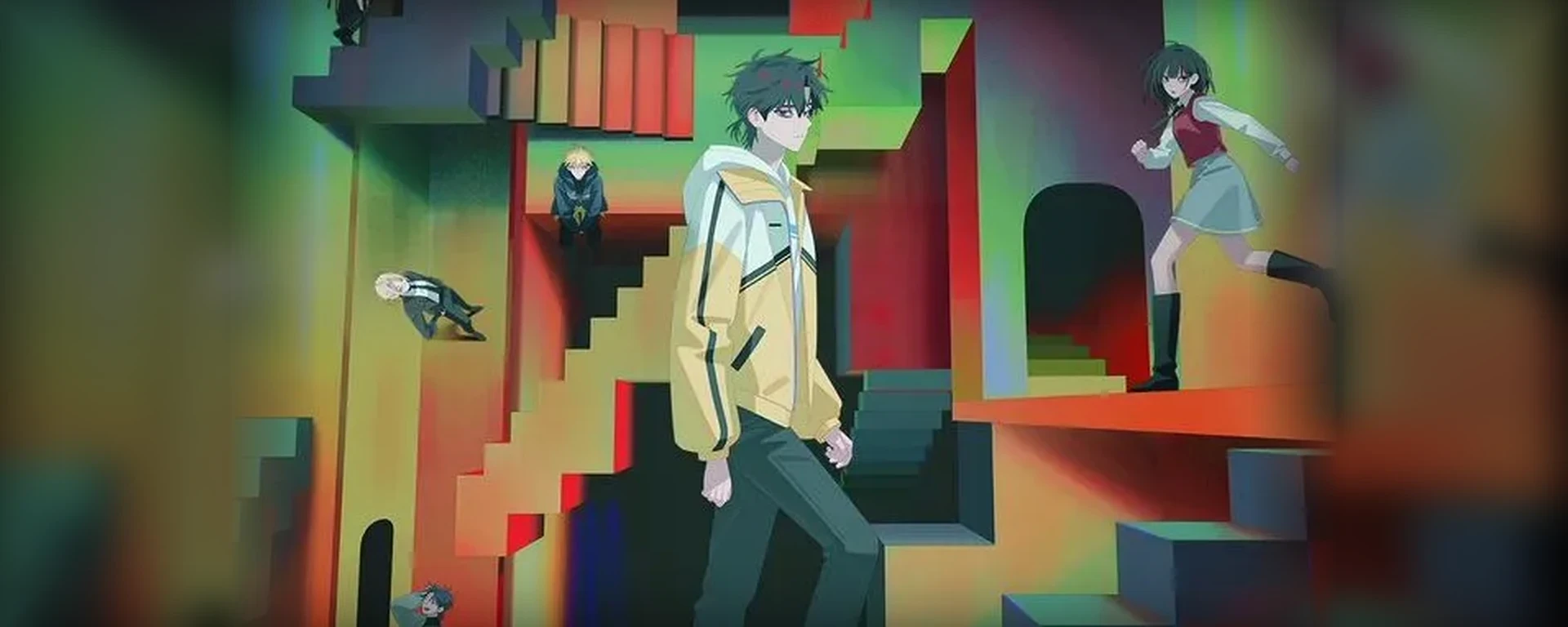 Visuel de Link Click saison 3 Partie 1, diffusée sur Crunchyroll le 14 août 2026