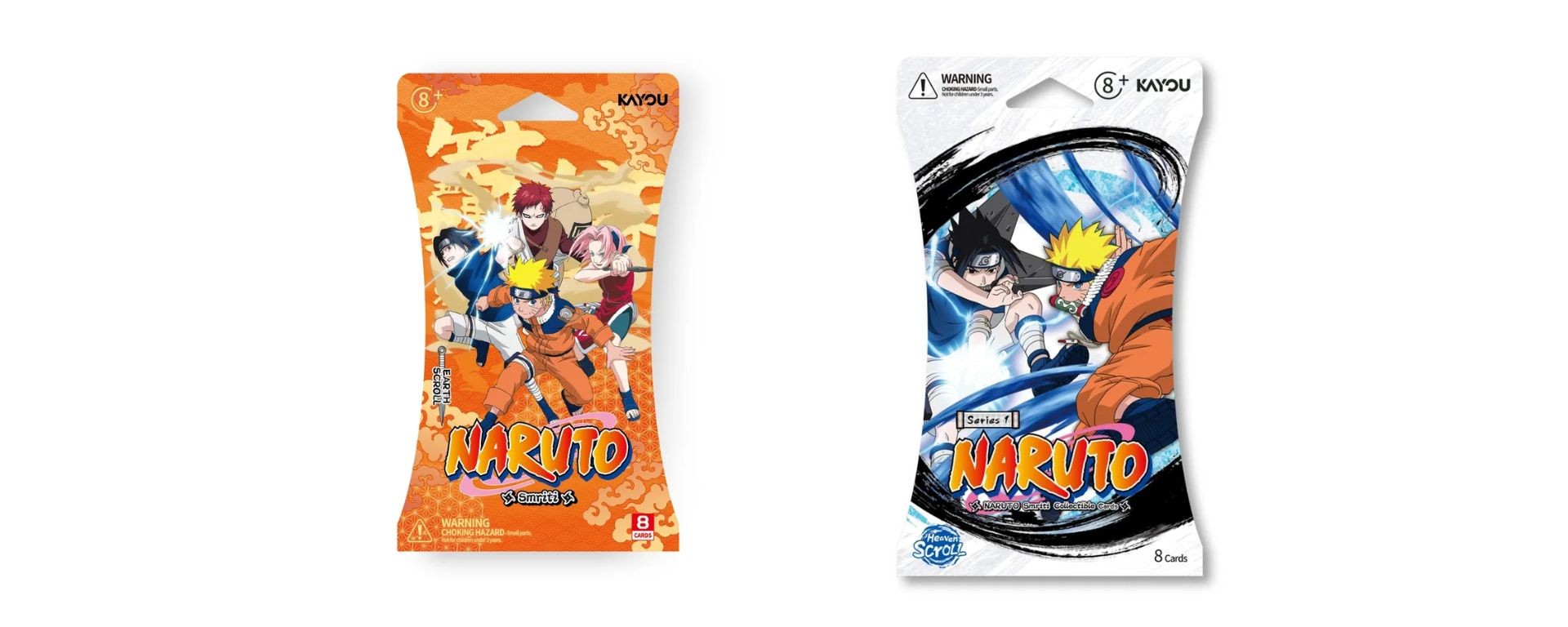 Cartes Naruto Kayou Smriti Earth Scroll et Heaven Scroll Premium