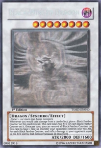 Black-Winged Dragon TSHD-EN040, photographie de la finition Ghost Rare