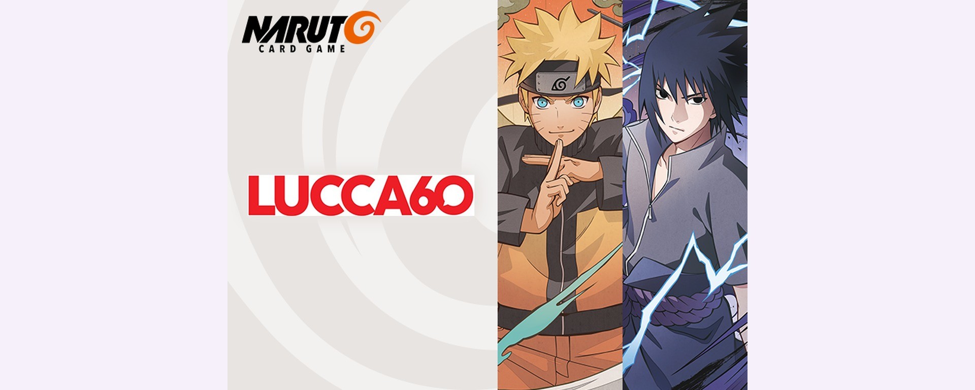 Visuel officiel Naruto Card Game x Lucca Comics & Games 2026