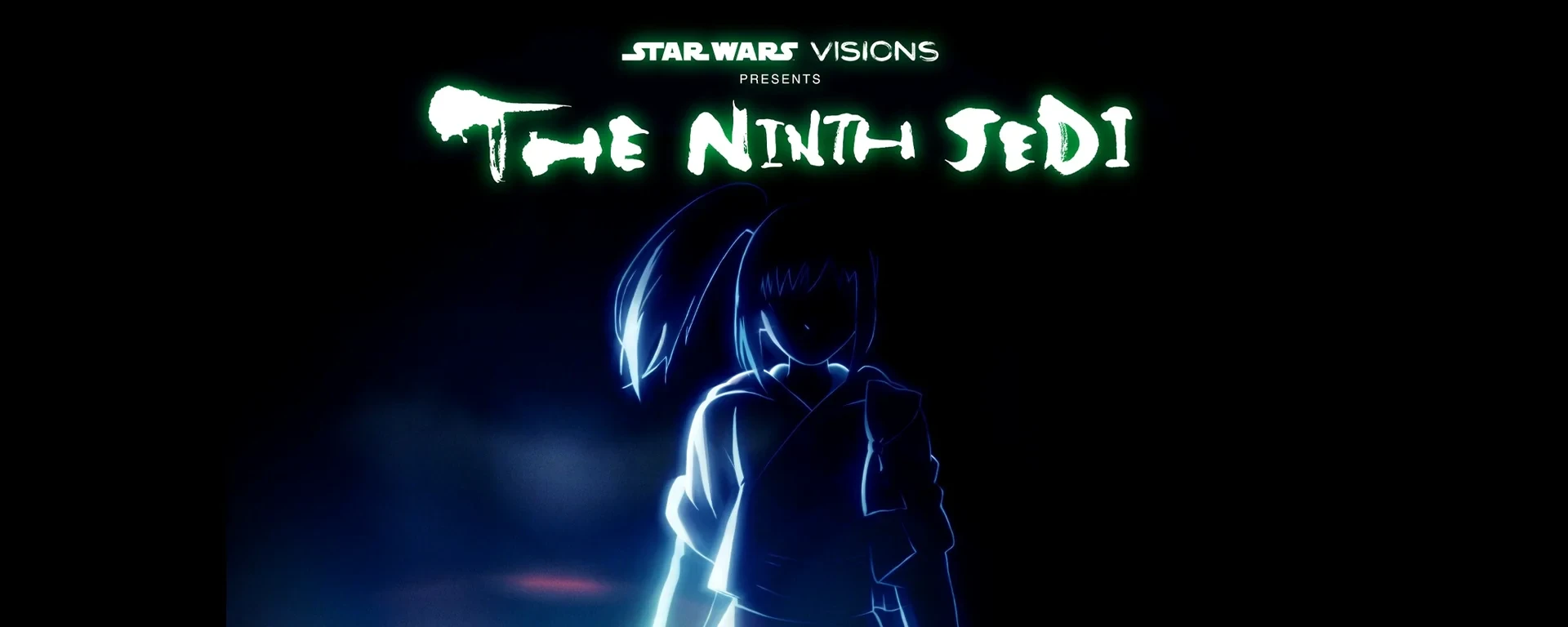 Affiche officielle de Star Wars Visions Le Neuvième Jedi avec Lah Kara