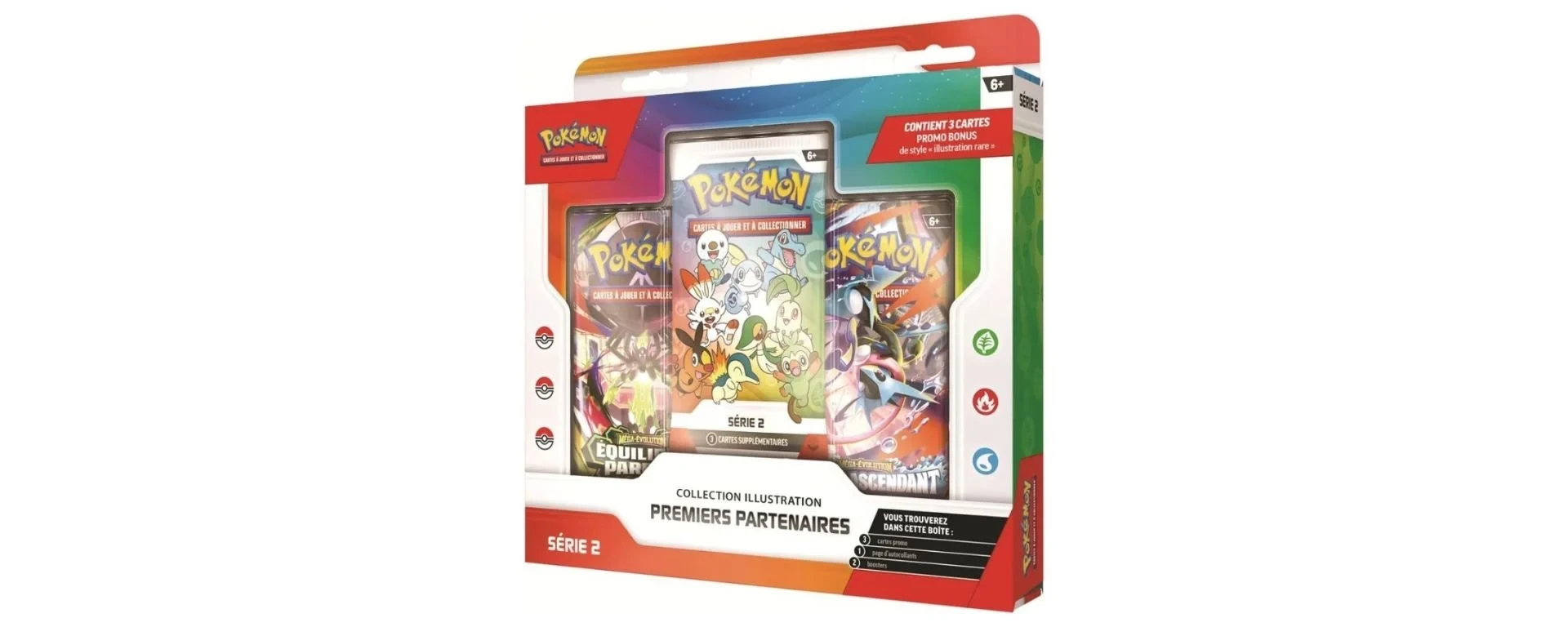 Collection Illustration Premiers Partenaires Série 2 du JCC Pokémon en français