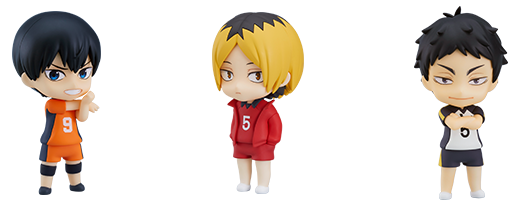Photo officielle Good Smile de plusieurs figurines Nendoroid Surprise, présentant la gamme et son format compact.