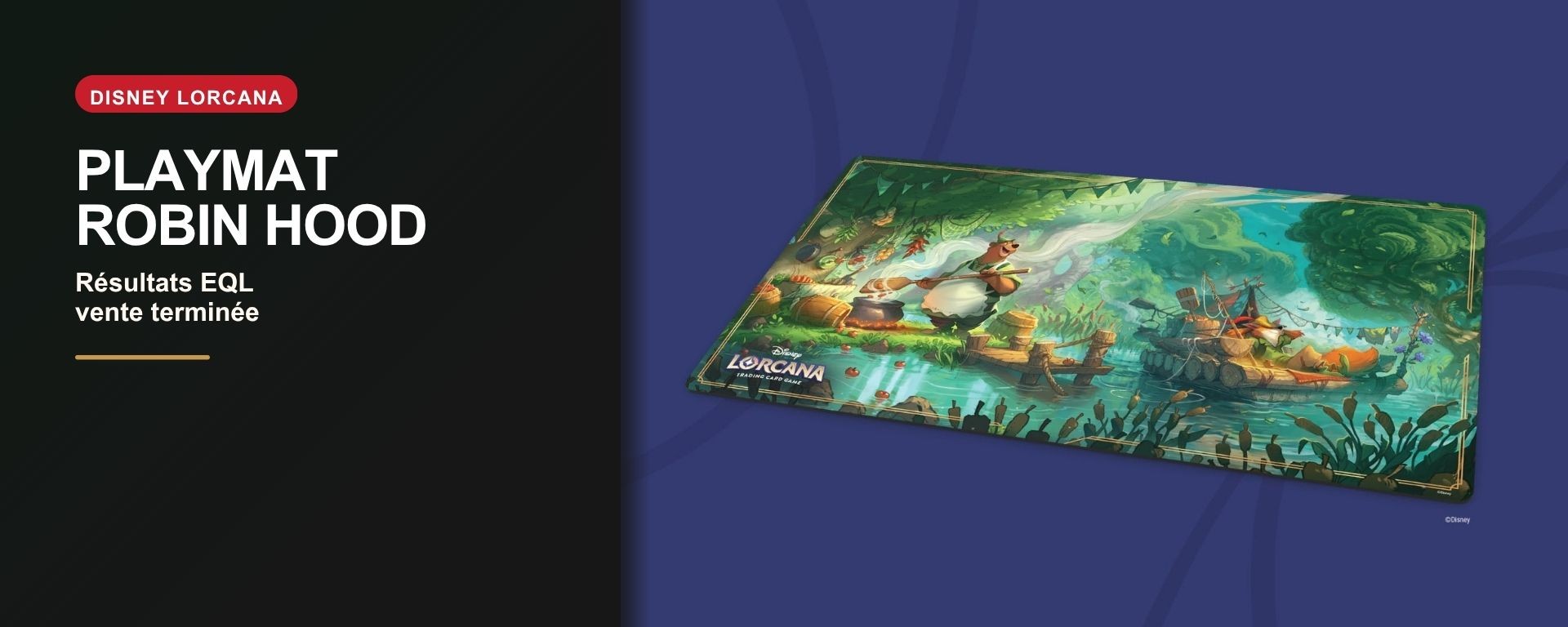 Playmat Disney Lorcana Robin Hood et Little John – résultats EQL