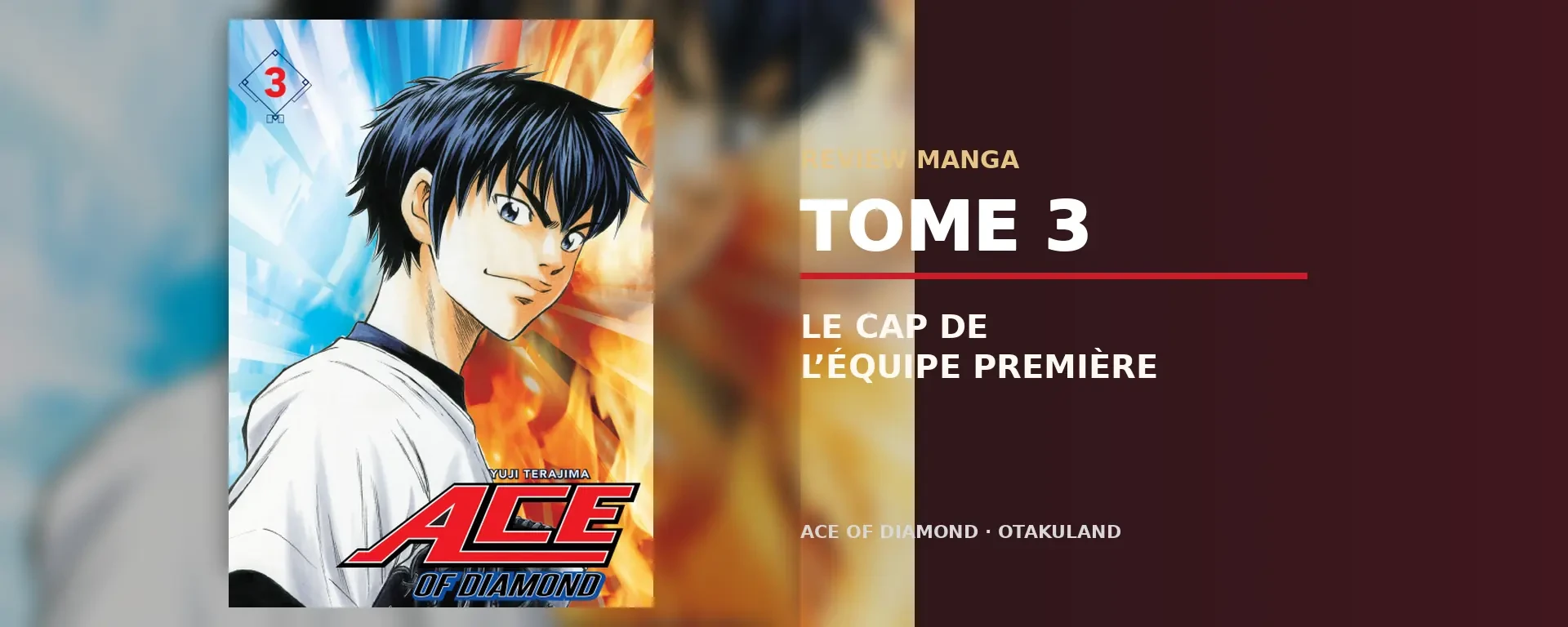 Ace of Diamond tome 3 — Review manga Otakuland