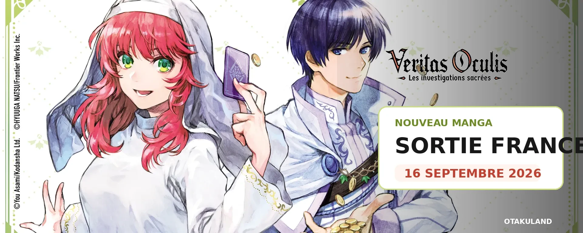 Veritas Oculis avec Chloé et Herald – sortie française du manga le 16 septembre 2026