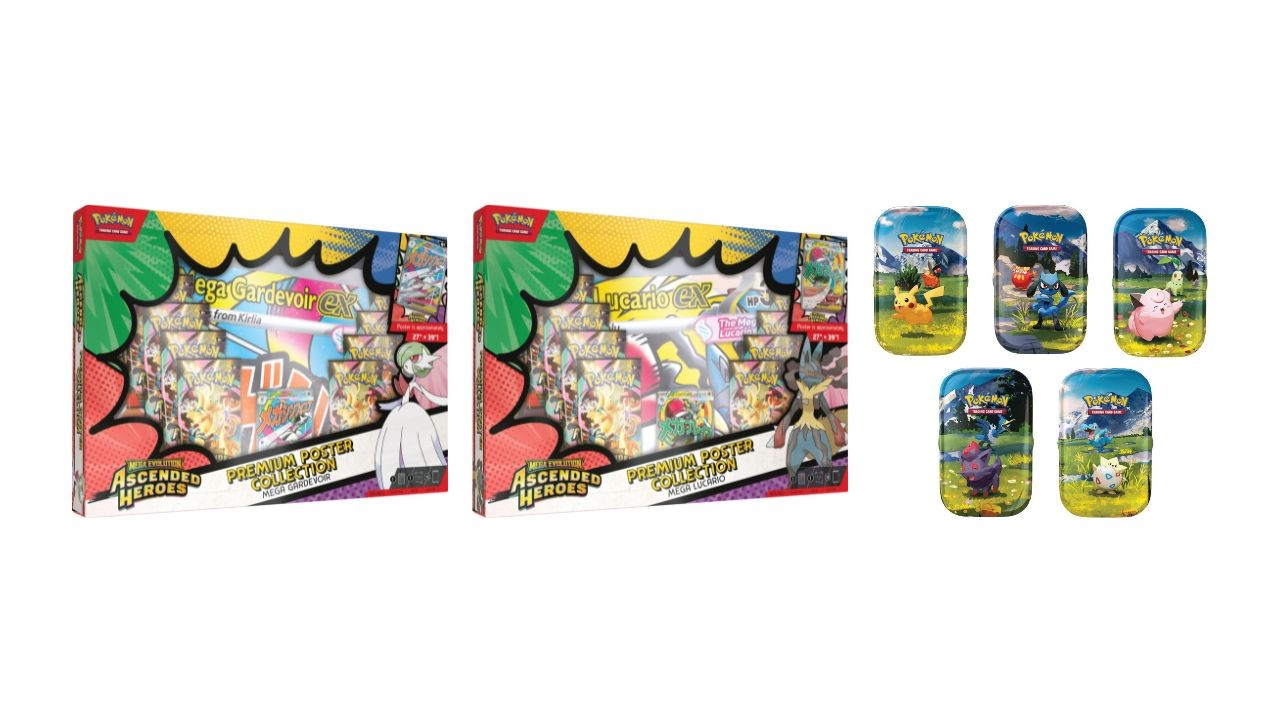 Pokémon Héros Transcendants – Mini Tins et Coffrets Poster Premium
