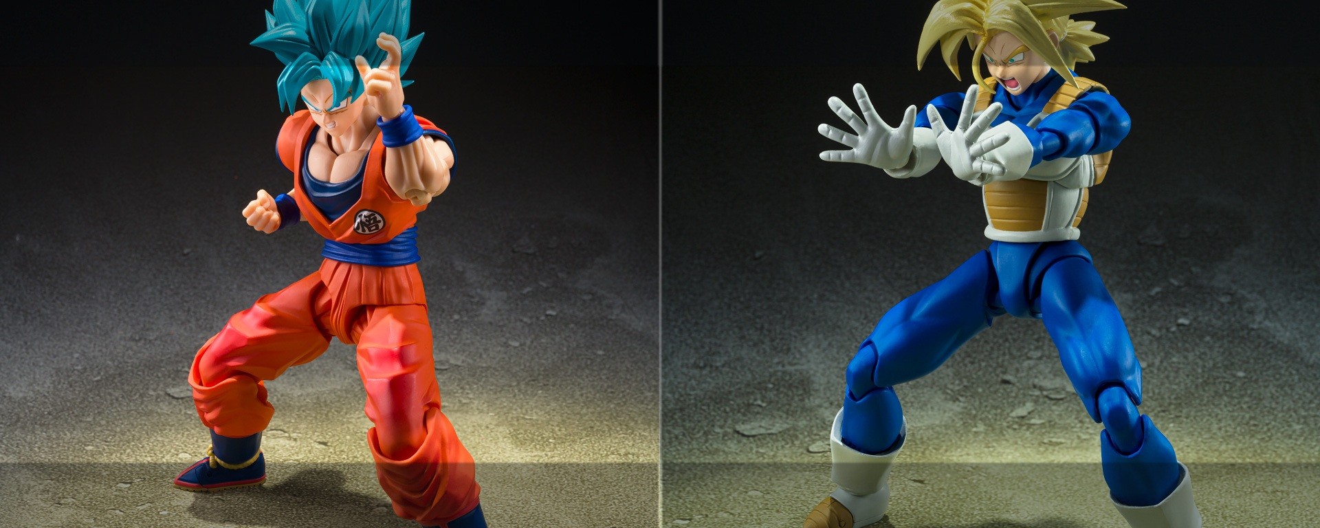 S.H.Figuarts Goku Blue et Super Saiyan Trunks, visuels officiels Tamashii Nations