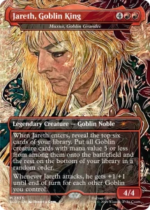 Muxus, Goblin Grandee dans le traitement Secret Lair inspiré de Labyrinth