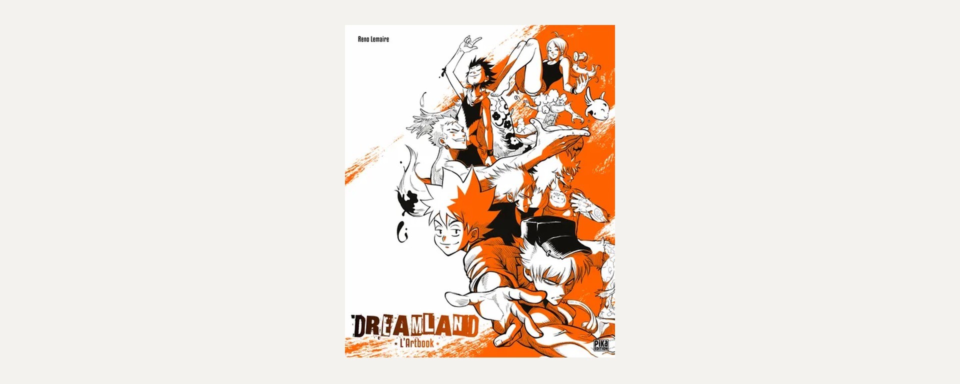 Couverture officielle de Dreamland L’Artbook, édition anniversaire des 20 ans
