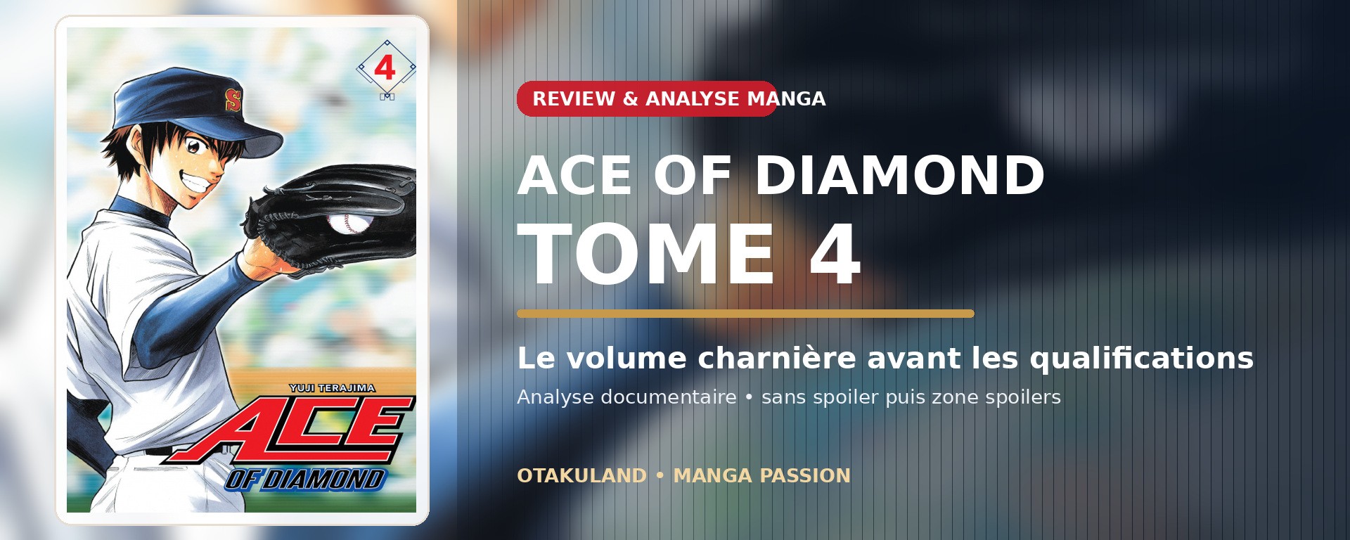 Ace of Diamond tome 4 : review et analyse – couverture Otakuland
