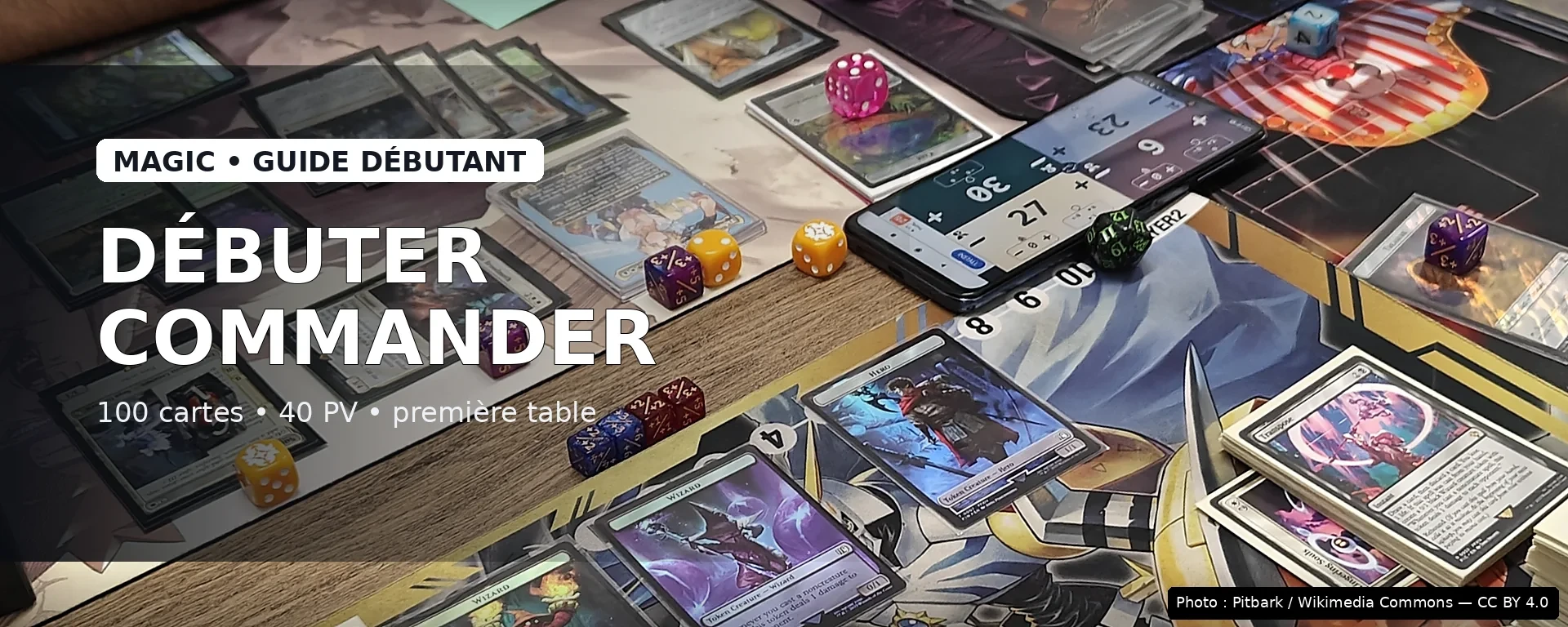 Partie de Magic Commander avec plusieurs champs de bataille – guide pour débuter