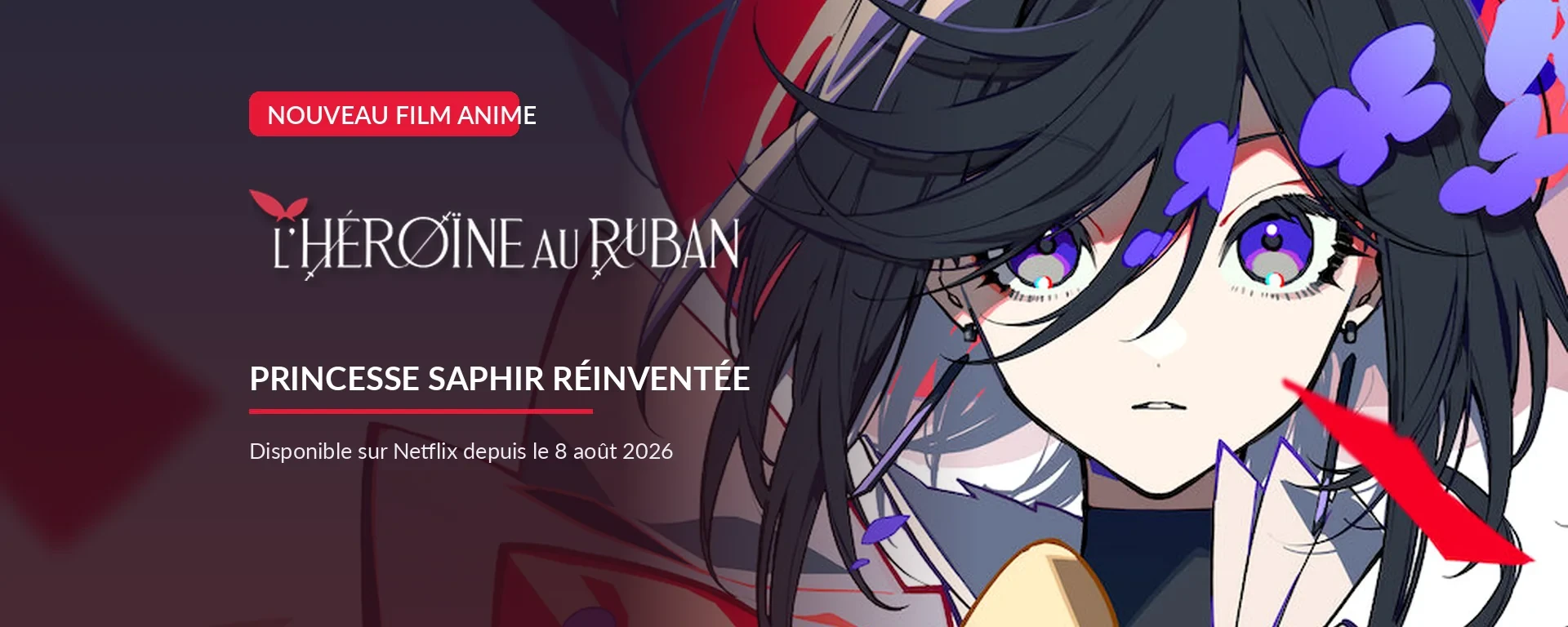 Sapphire dans L’Héroïne au ruban, film The Ribbon Hero disponible sur Netflix