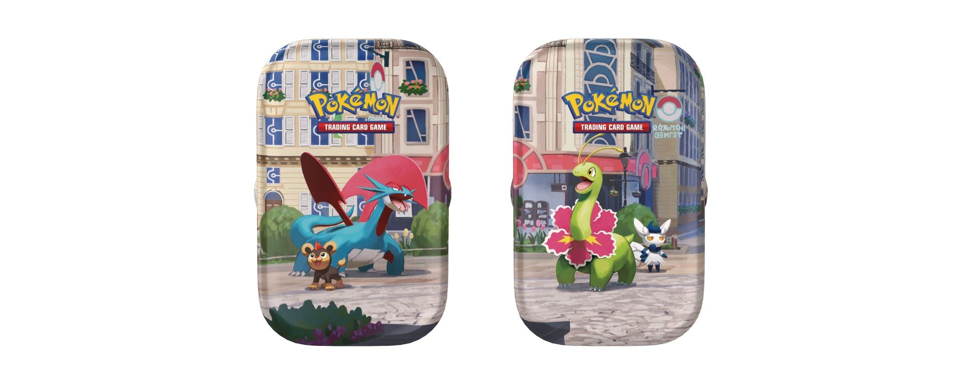 mini tins pokemon illumis salamence meganium kalos boites metal pokemon tcg