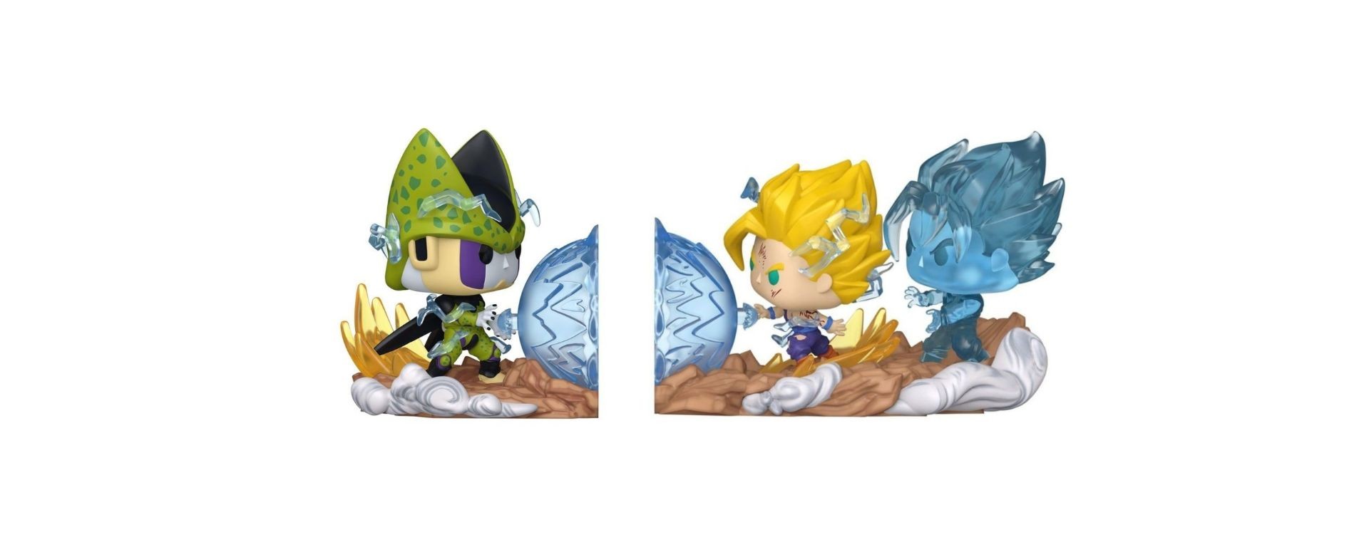 Funko Pop Dragon Ball Z Cell vs Gohan – Perfect Cell et Kamehameha final
