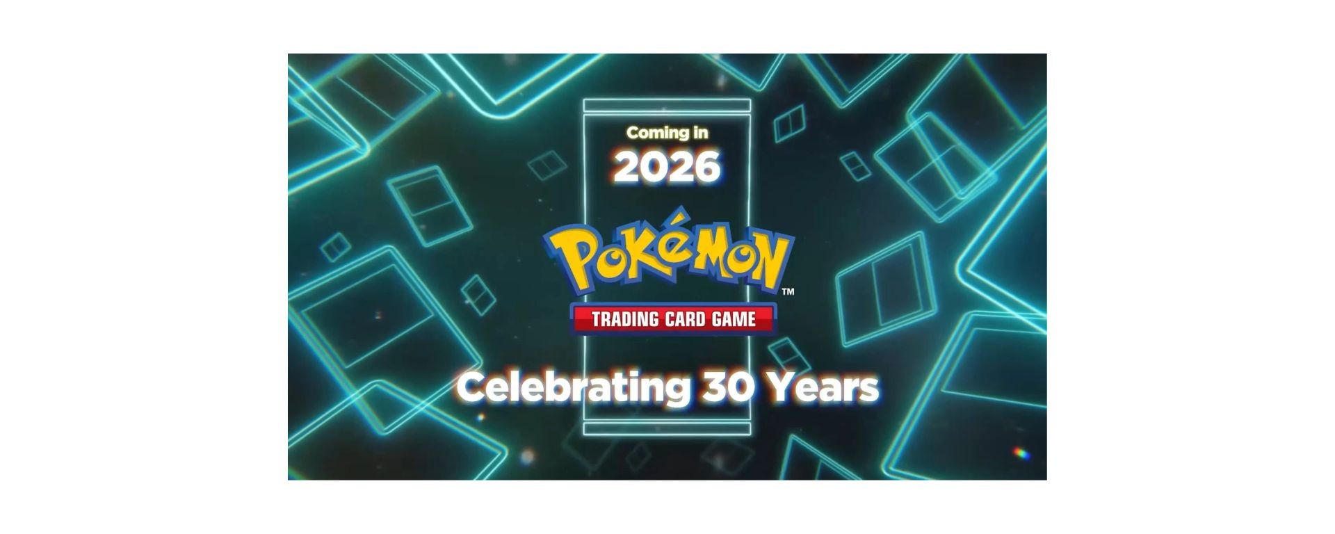 Teaser officiel Pokémon TCG 30e anniversaire 2026 Celebrating 30 Years