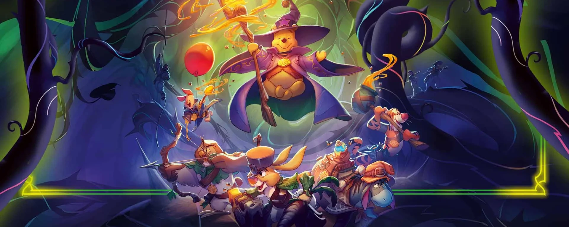 Winnie l’Ourson et l’Équipe Miel affrontent la Plante dans Disney Lorcana