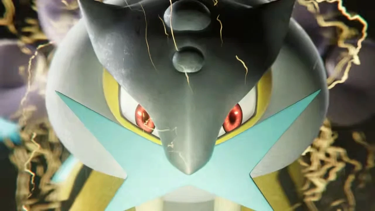 Raikou au milieu des éclairs dans le teaser Pokémon ex★
