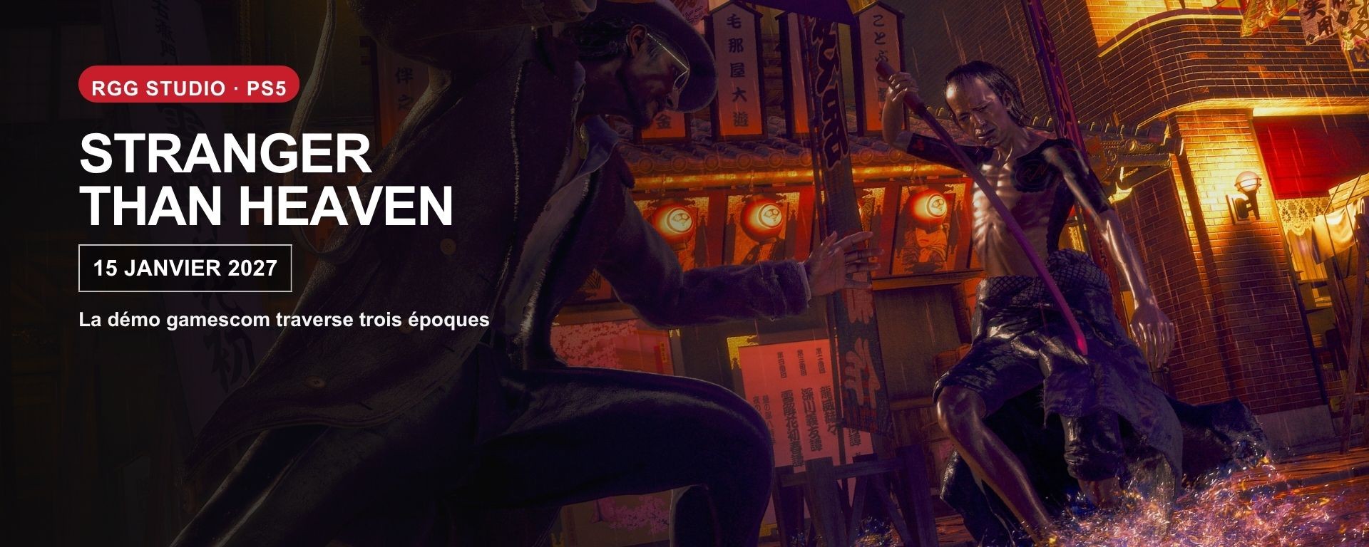 Stranger Than Heaven sur PS5 — sortie le 15 janvier 2027
