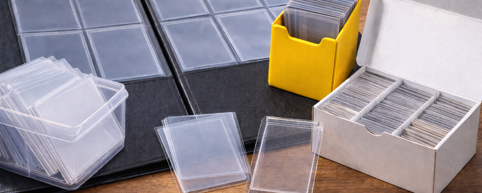 Solutions de protection et de rangement pour cartes Pokémon avec classeur, sleeves et boîtes de stockage