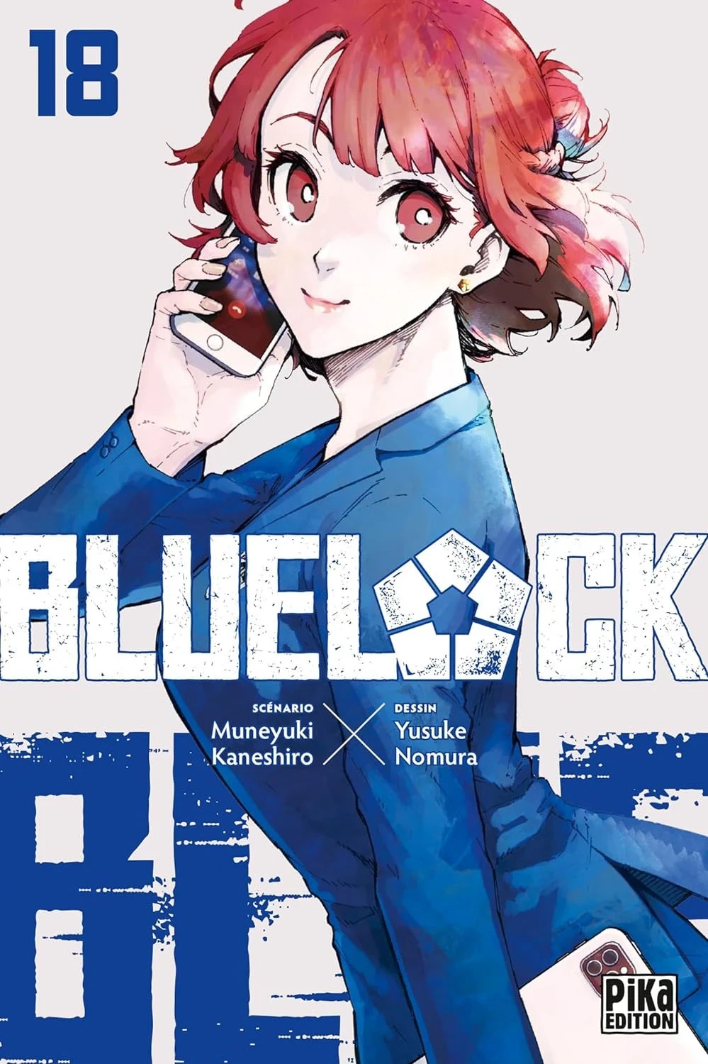 Blue Lock tome 18 français, Anri sur la couverture, Pika