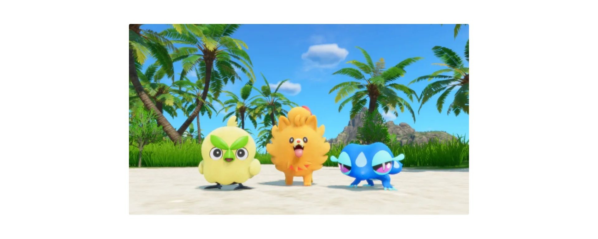 Brousstatif, Caloulou et Ogéko – Pokémon de départ de Pokémon Vents et Vagues 2027