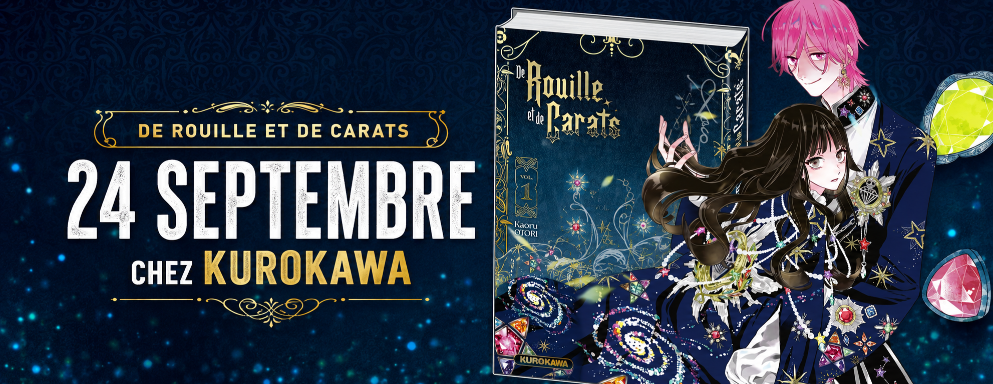 De Rouille et de Carats, nouveau manga Kurokawa prévu en septembre 2026
