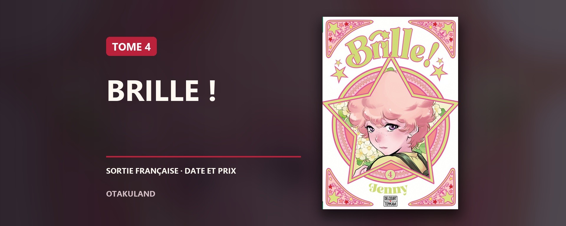 Couverture française de Brille ! tome 4, édition Delcourt/Tonkam