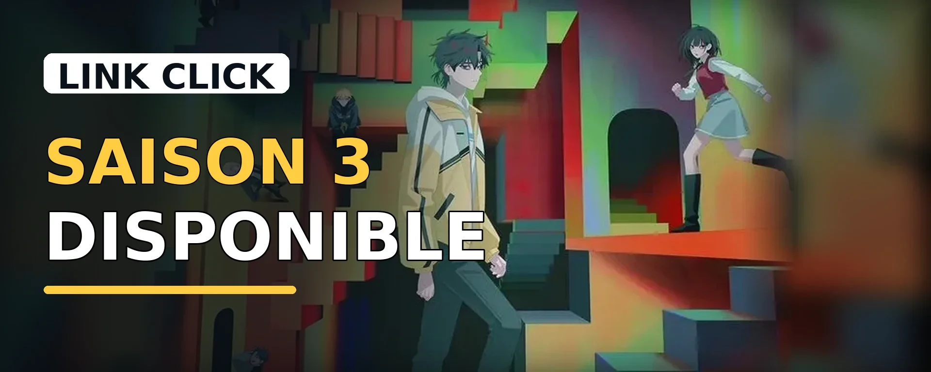 Link Click saison 3 disponible sur Crunchyroll