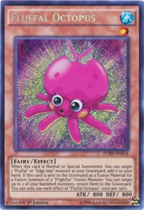 Fluffal Octopus FUEN-EN014, photographie de la finition Secret Rare