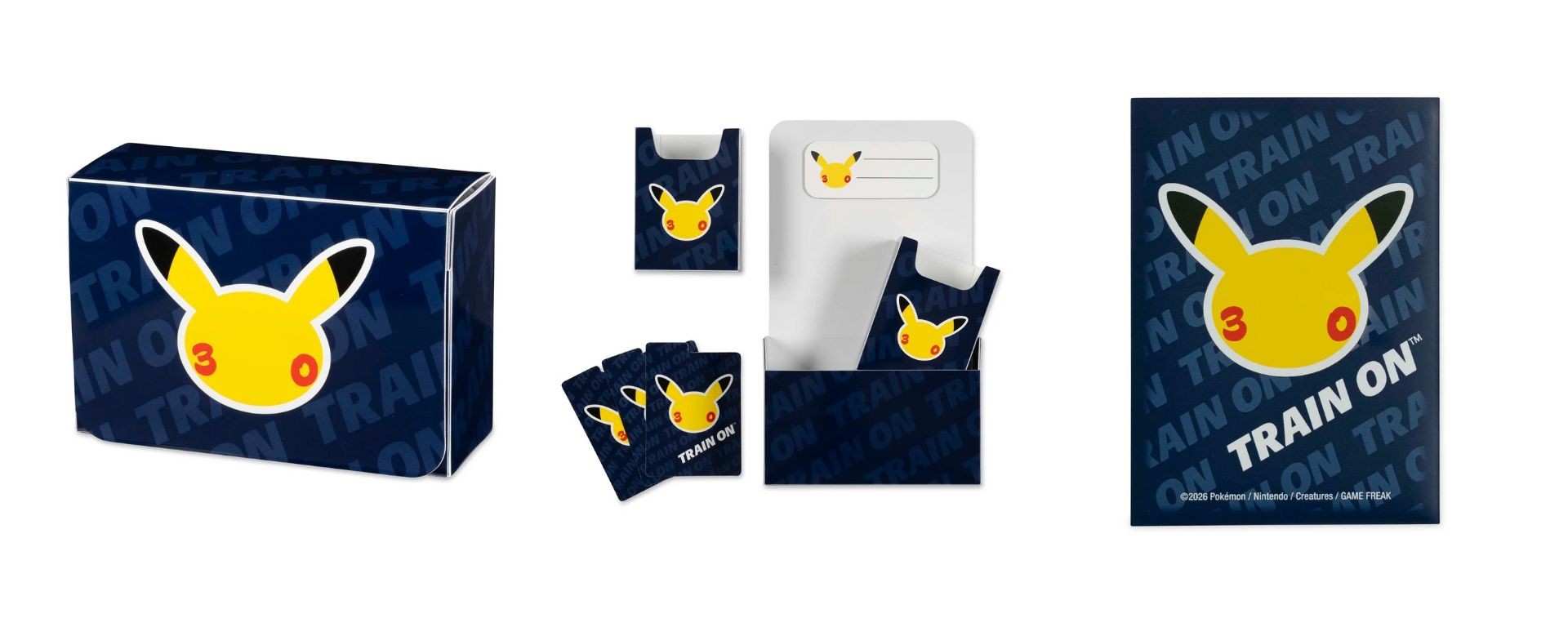 Accessoire Pokémon TCG 30e anniversaire avec logo Pikachu du Pokémon Center