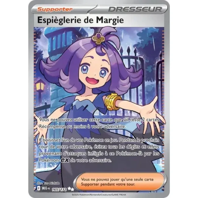 Carte Pokémon Espièglerie de Margie 165/132 - ME1 Méga évolution