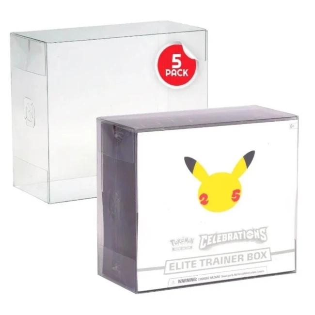 Boîte de protection EVORETRO pour Elite Trainer Box Pokémon – pack de 5