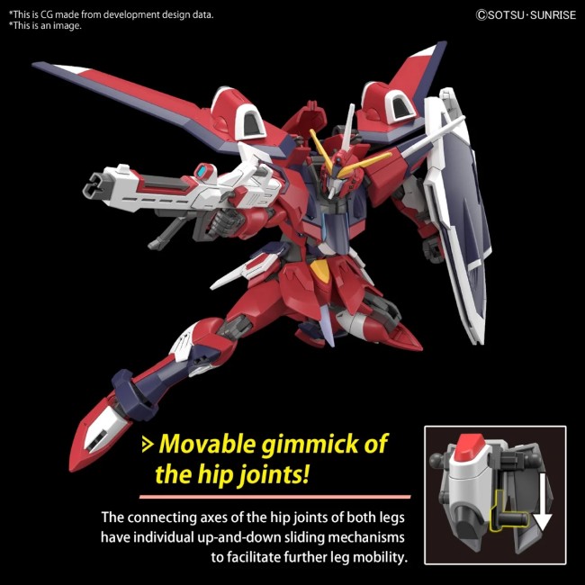 HG 1/144 Immortal Justice Gundam - Model Kit Bandai HG 1/144 Immortal Justice Gundam - Model Kit Bandai