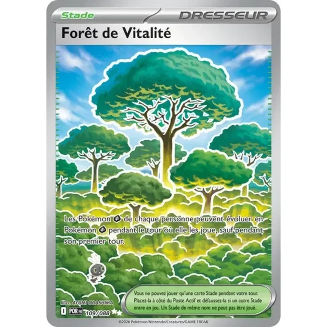 Carte Pokémon Forêt de Vitalité 109/088 - ME03 Equilibre Parfait