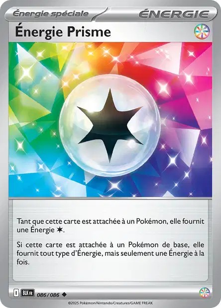 Carte Pokémon Énergie Prisme 86/86 - EV10.5 Foudre Noire