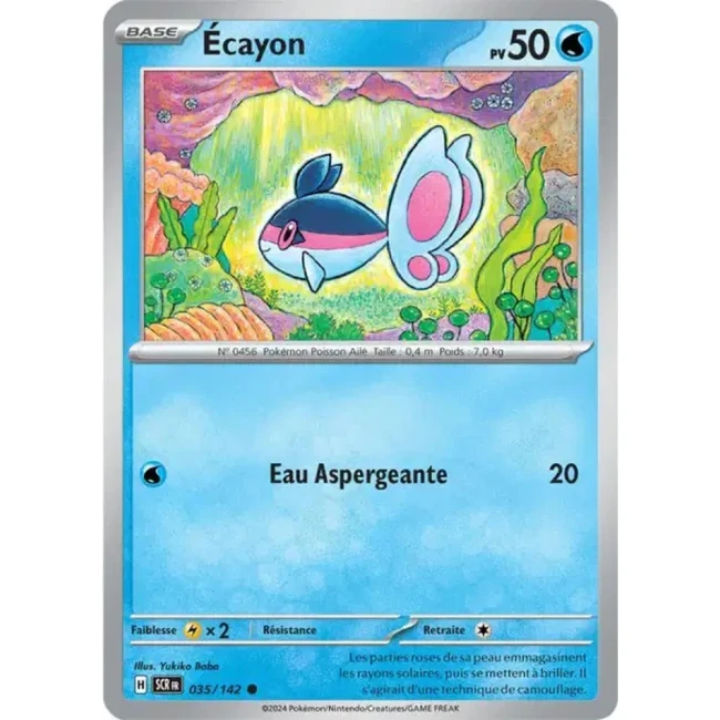 Carte Pokémon Écayon 35/142 - EV7 - Couronne Stellaire