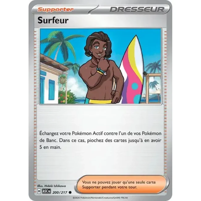 Carte Pokémon Surfeur 200/217 - ME02.5 Héros Transcendants