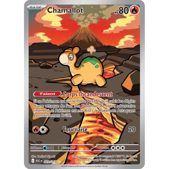 Carte Pokémon Chamallot 223/217 -  ME02.5  Héros Transcendants