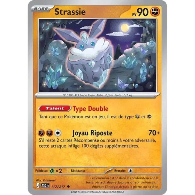 Carte Pokémon Strassie 117/217 - ME02.5 Héros Transcendants